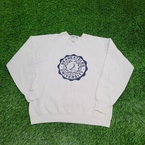 Vintage 80s Skaneateles University Sweatshirt Womens L 20x23